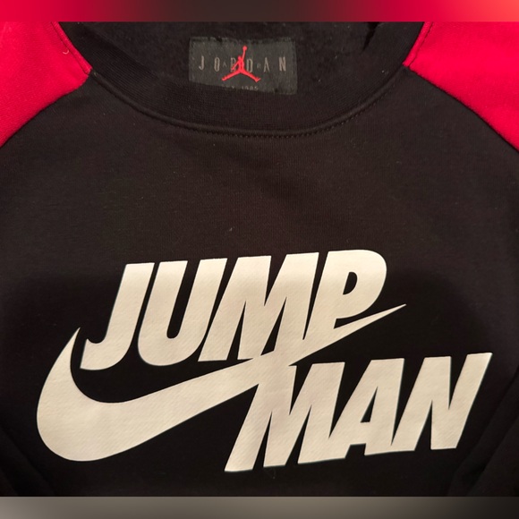 Nike Black and Red Jumpman Kids Sweatshirt and Green Black history sweater! - Picture 3 of 6